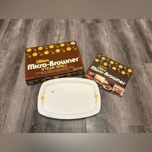 Litton Micro-Browner Steak Grill with Tray